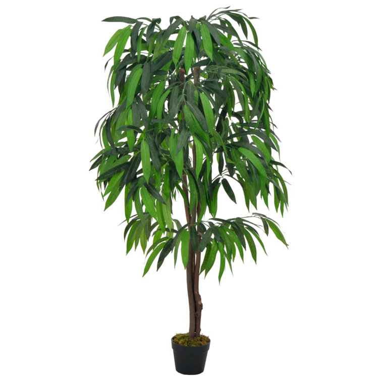 Primrue 55.16'' Artificial Mango Tree in Pot & Reviews Wayfair